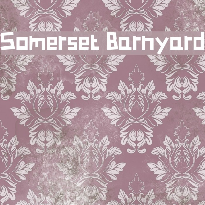 Somerset Barnyard Font examples