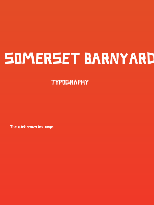 Somerset Barnyard Poster