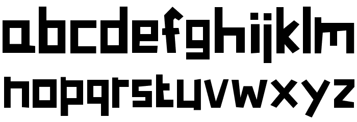 Somerset Barnyard Font LOWERCASE