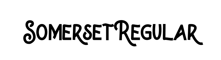 Somerset Regular Font