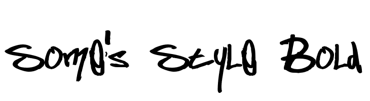 Some's Style Bold  لخطوط تنزيل