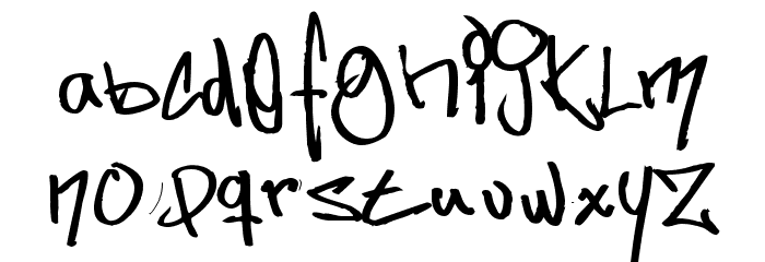 Some's Style Straight out of Sweden Font LOWERCASE