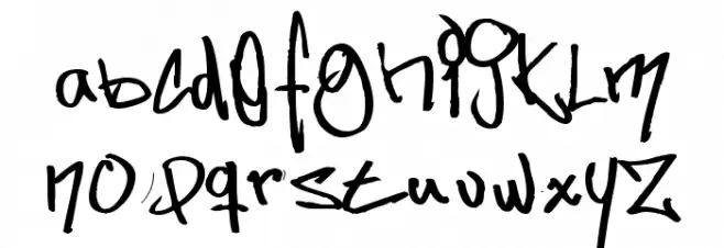 Some's Style Straight out of Sweden Caratteri MINUSCOLO