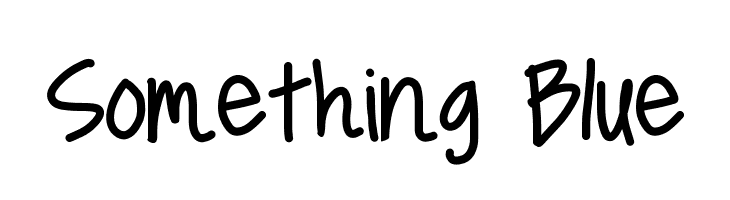Something Blue  免费字体下载