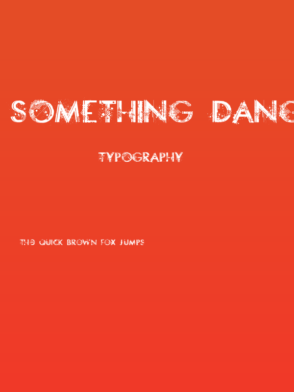 Something Dangerous Poster