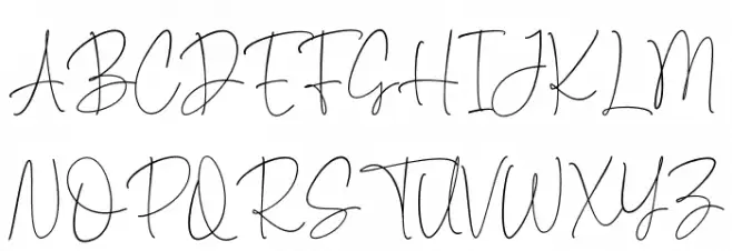 Something Different 字体 大写