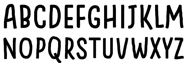 Something Looks Natural Font LOWERCASE