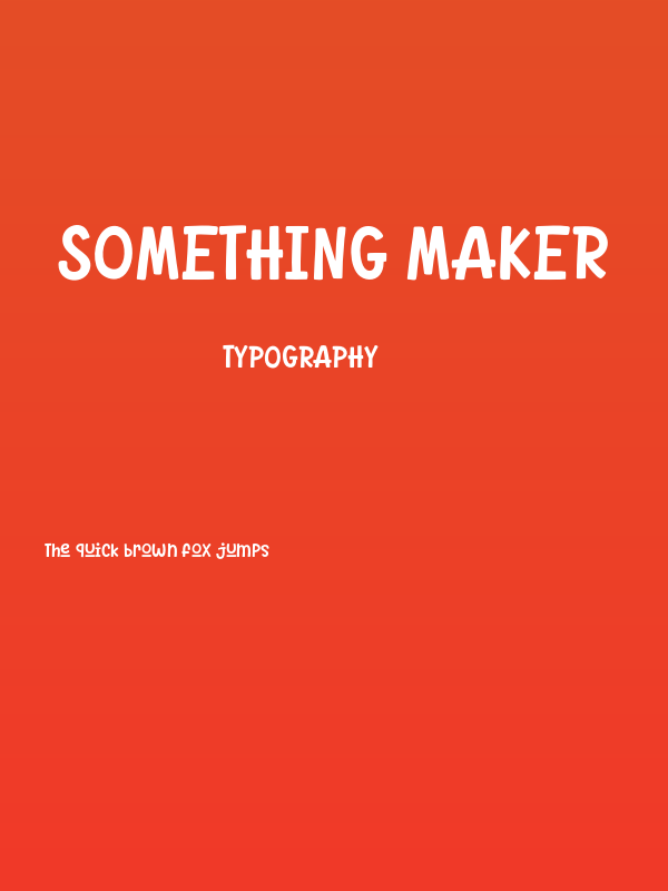 Something Maker Poster