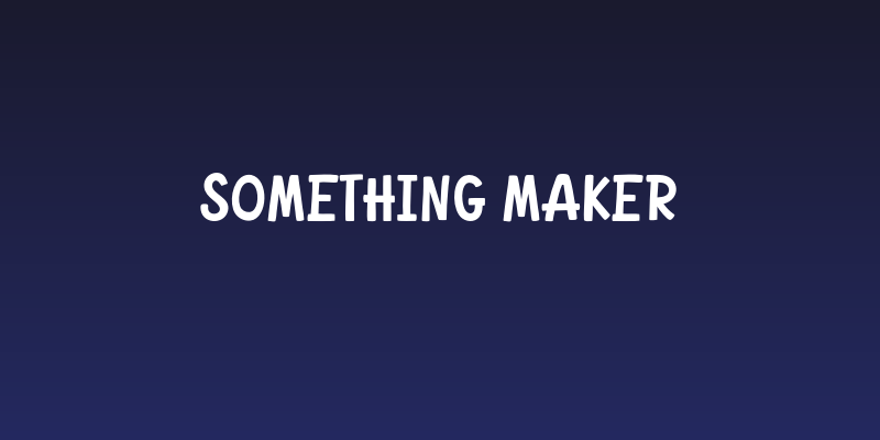Something Maker Social Header