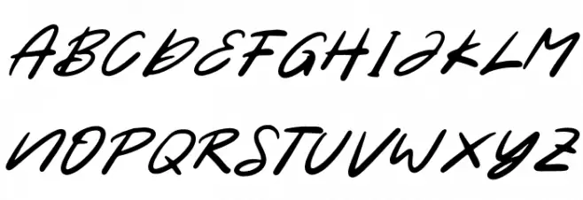 Something Shine - Personal Use Font UPPERCASE