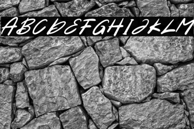 Something Shine - Personal Use Font examples