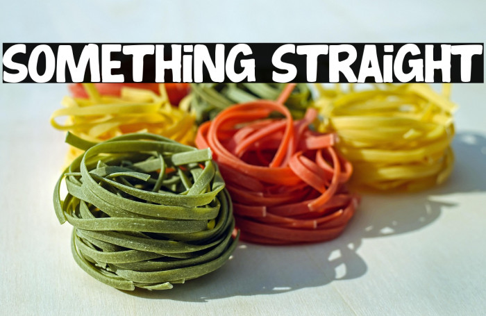 Something Straight Example 1