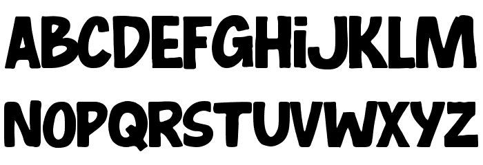 Something Straight Font LOWERCASE