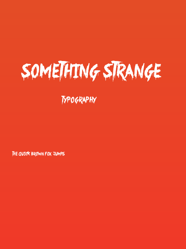 Something Strange Poster
