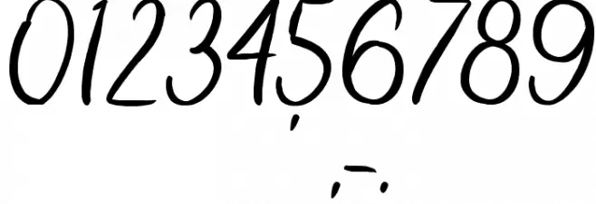 Something in the Night Font OTHER CHARS