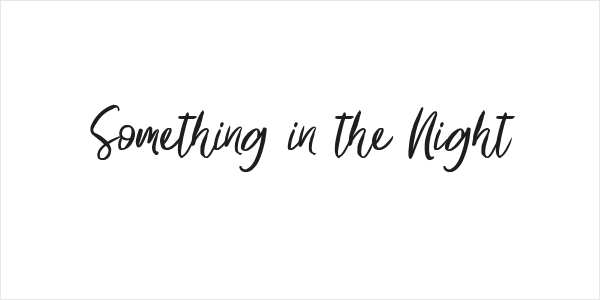 Something in the Night Logo