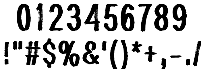 Something in the air Font OTHER CHARS