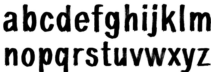 Something in the air Font LOWERCASE