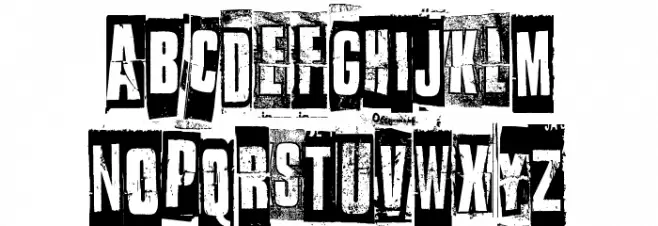 Something in the way Шрифта строчной