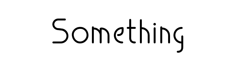Something Font