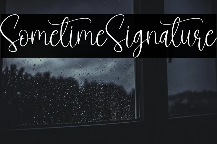 Sometime Signature Example 2