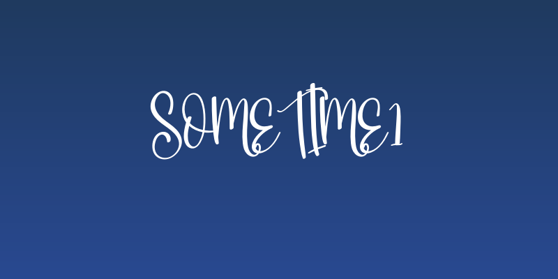 Sometime1 Social Header