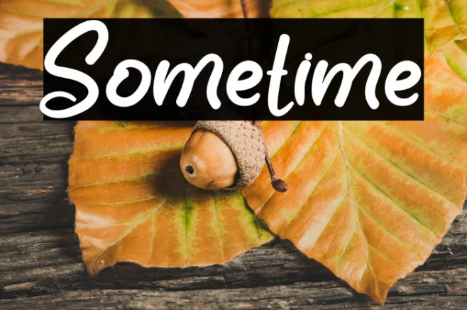 Sometime Example 3