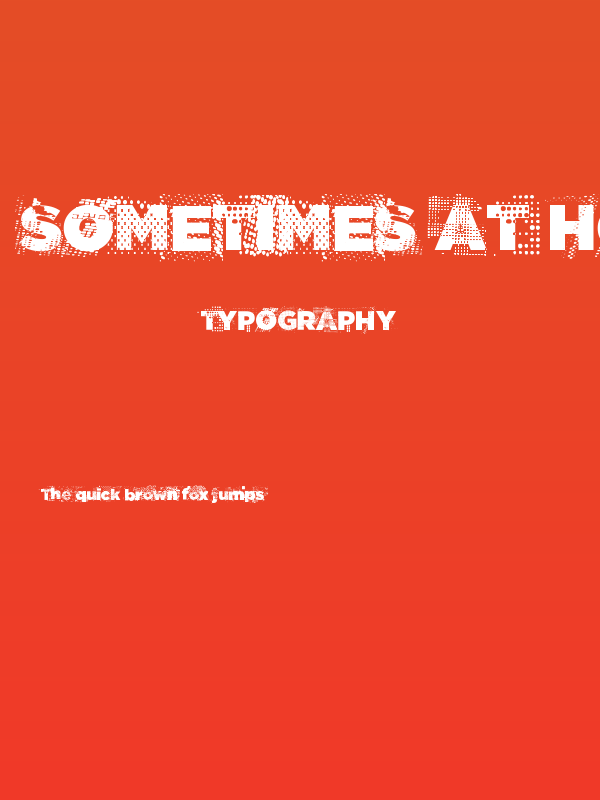 Sometimes At Home Me Poster