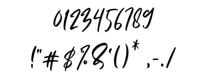 Sometimes Font OTHER CHARS