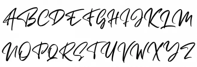 Sometimes Schriftart Groß