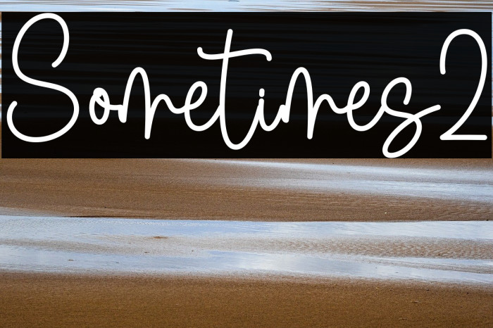 Sometimes2 Example 1