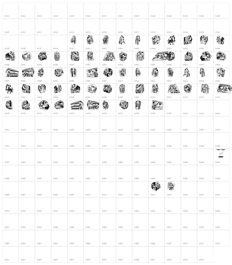 SometimesDocCanHelp Character Map