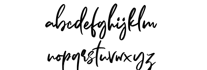 Sometimes Font LOWERCASE