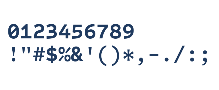 Sometype Mono Bold Other Characters