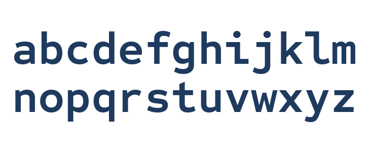 Sometype Mono Bold Lowercase
