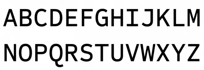 Sometype Mono Medium Fonte MAIÚSCULAS
