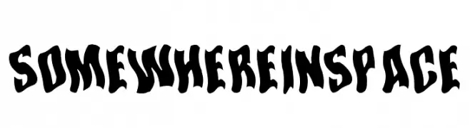 SomewhereInSpace  Frei Schriftart Herunterladen