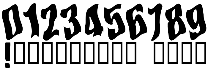 SomewhereInSpace Font OTHER CHARS
