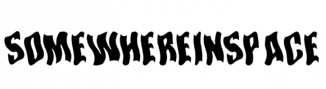 SomewhereInSpace  font caratteri gratis