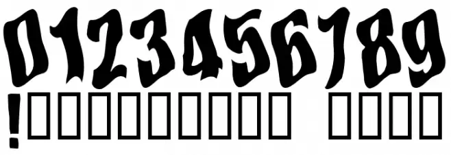 SomewhereInSpace Font OTHER CHARS