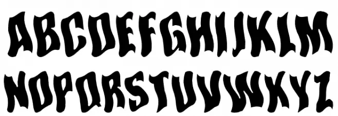 SomewhereInSpace Schriftart Groß