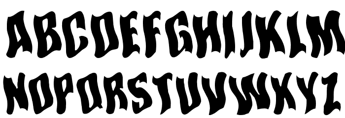 SomewhereInSpace Font LOWERCASE