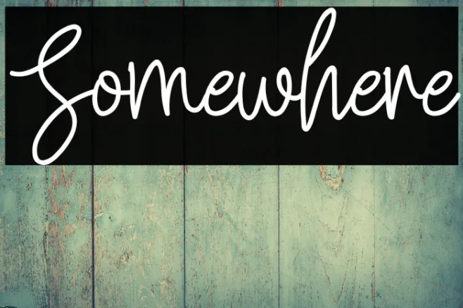 Somewhere Example 2