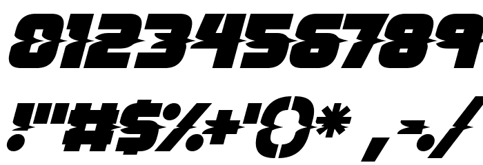 Son Of A Glitch Italic Font OTHER CHARS