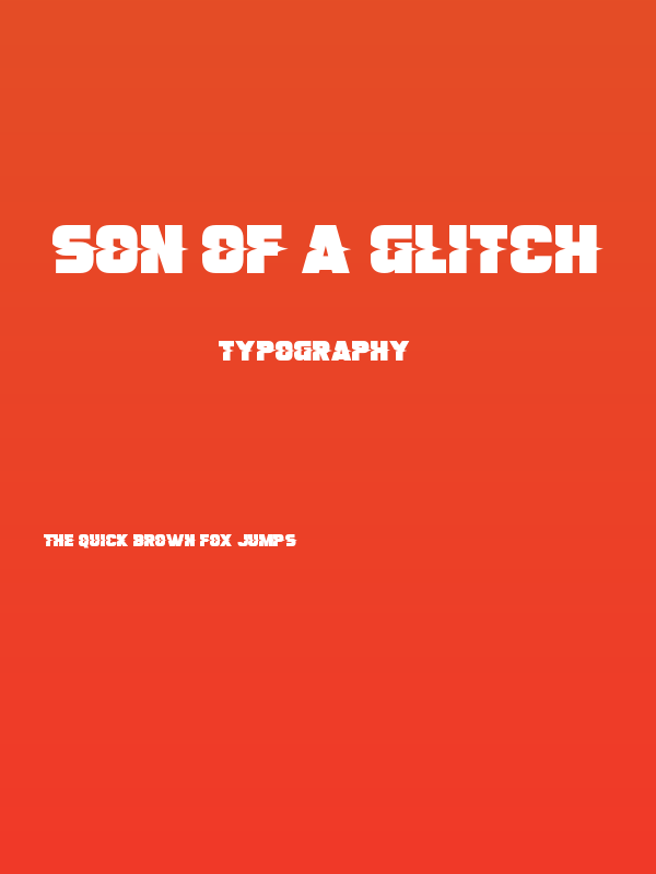 Son Of A Glitch Poster