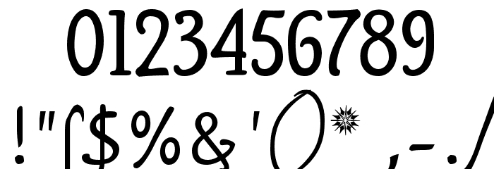 SonOfTime Font OTHER CHARS