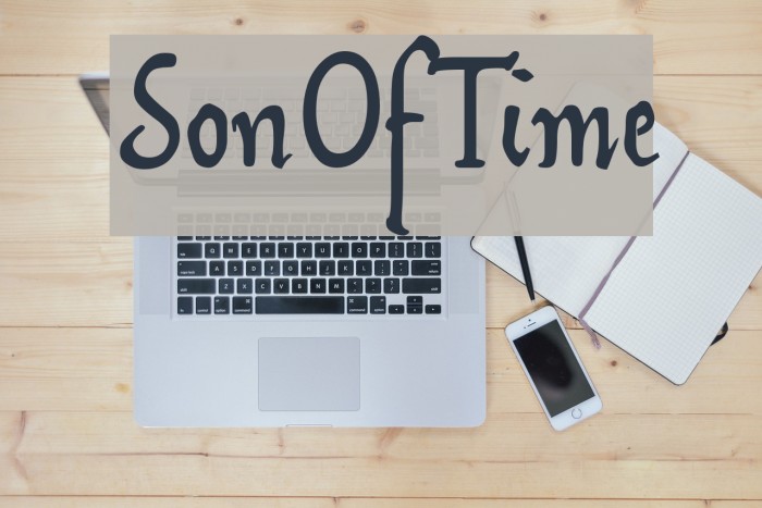 SonOfTime Font examples