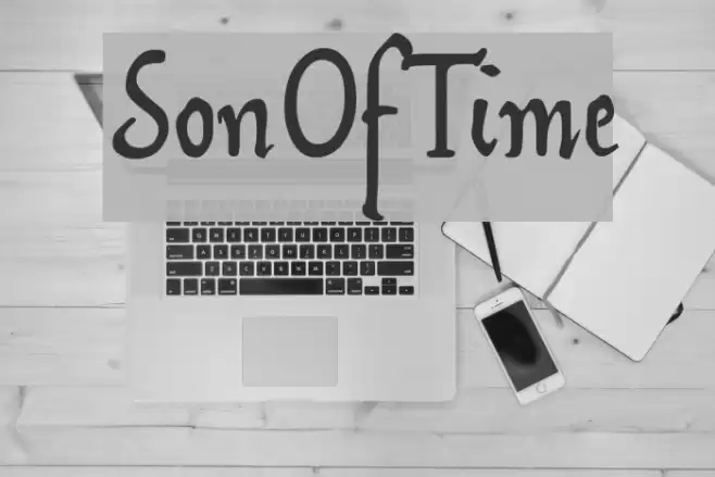 SonOfTime フォント examples