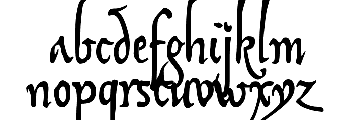SonOfTime Font LOWERCASE