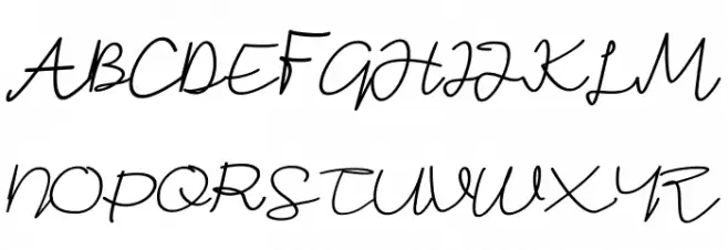 Sonata Italic Fonte MAIÚSCULAS